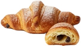 a croise with chocolate and powdered sugar.jpg